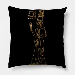 Nefertari Gold & Black - Queen of Ramses Pillow