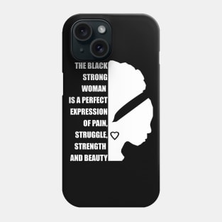 Black Strong Woman Phone Case