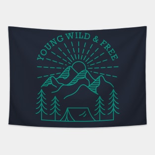Young Wild & Free 3 Tapestry