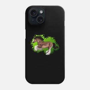 Shire Horse Brown Phone Case