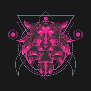 LION SACRED GEOMETRY T-Shirt