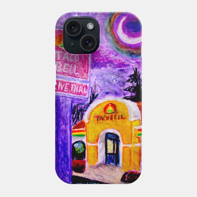 Taco Bell Phone Case by Art of V. Cook