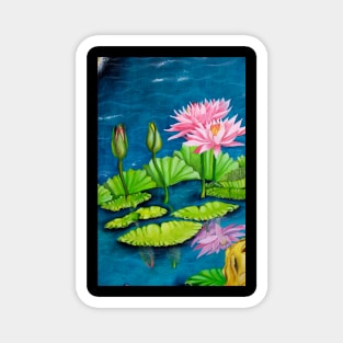 water lilies Magnet