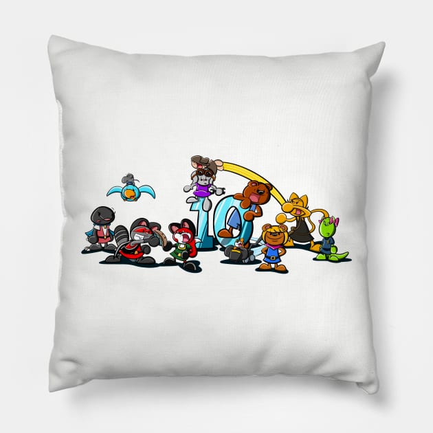 10 Years of Age of Animus! Pillow by Age of Animus