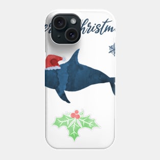 Christmas Killer Whale Orca Art Phone Case