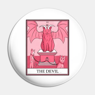 Devil Cat Tarot Pin