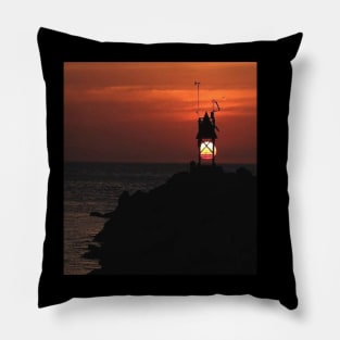 Rudee Inlet  Sunrise Pillow