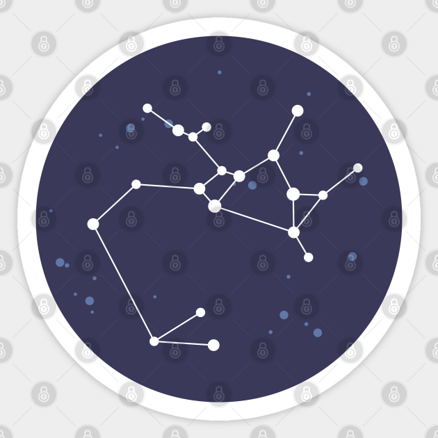 2 x Square Stickers 10 cm Sagittarius Constellation Star  Horoscope  #40740 