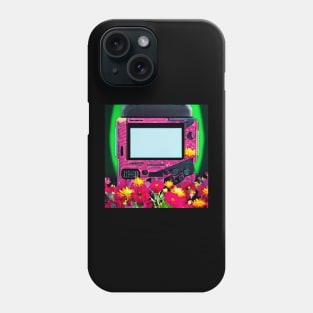 Gameboy and flowers Phone Case