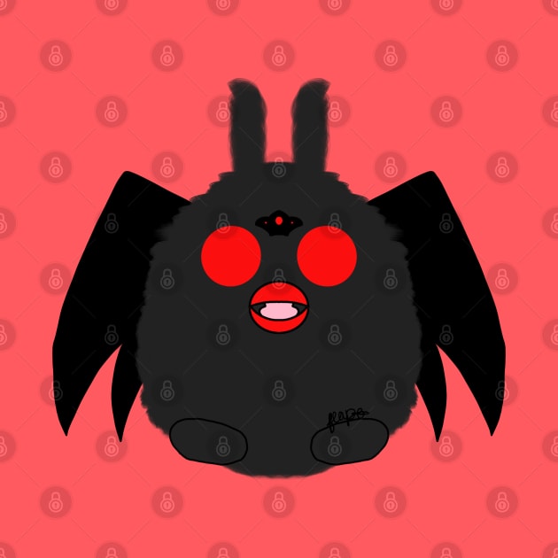 Mothman Furby by AlienClownThings