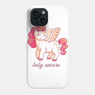 cute baby unicorn Phone Case