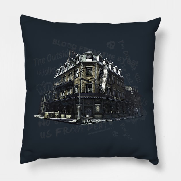 Hound Pits Pub Pillow by sheepypu