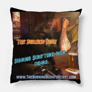 The Burning Bush Podcast Logo Pillow