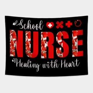School Nurses Healing with Heart Tapestry