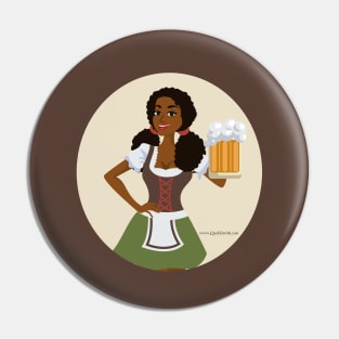 Oktoberfest Girl Pin