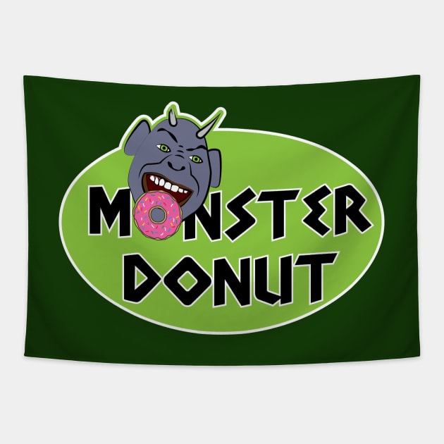 Monster Donut Tapestry by photokapi