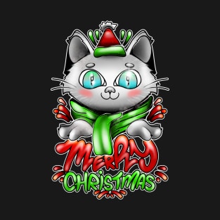 Christmas cat T-Shirt