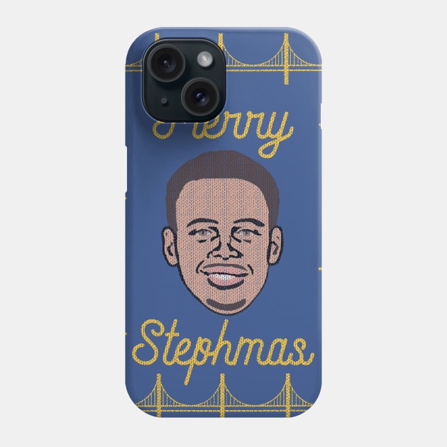 Steph Curry ugly Christmas sweater Phone Case by overhooped