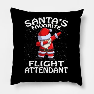Santas Favorite Flight Attendant Christmas Pillow