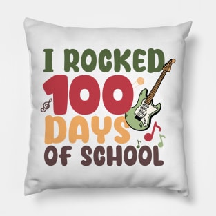 I Rocked 100 Days Of School Pillow