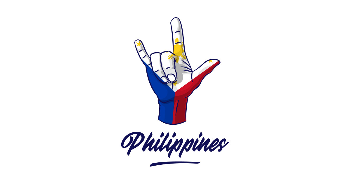 I Love You Philippines Hand Gesture Cute Gift Women Men Pinoy Pride