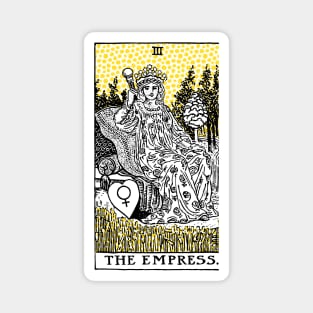 Modern Tarot Design - 3 The Empress Magnet