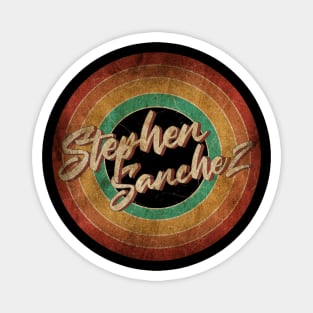 stephen sanchez - Vintage Circle Art Magnet