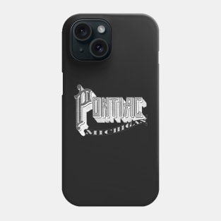 Vintage Pontiac, MI Phone Case