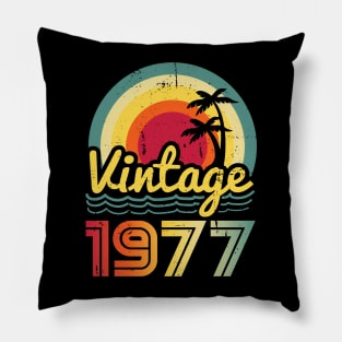 Vintage 1977 Made in 1977 46th birthday 46 years old Gift Pillow