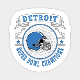 Detroit Super Bowl Champions Magnet