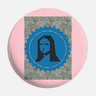 Monalisa T Shirt Pin