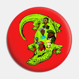 Muddy Water Alligator Pin