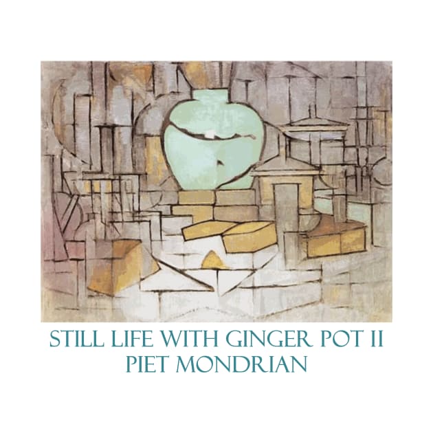 Still Life with Ginger Pot II by Piet Mondrian by Naves