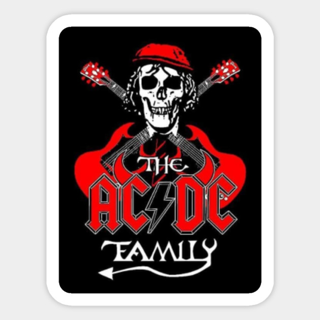 AC-DC - Heavy Metal Angus Rock - Acdc - Sticker | TeePublic