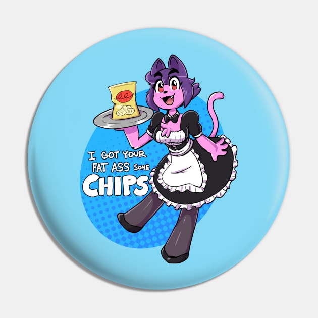 Penny: Maid with Chips Pin by Anaugi