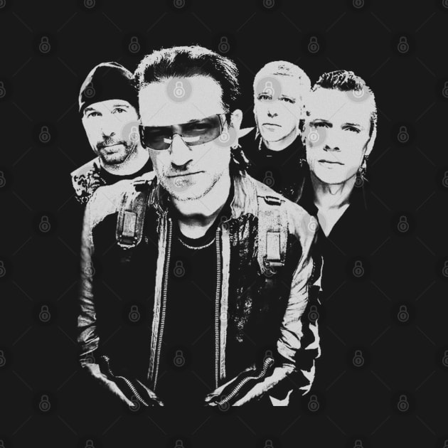 U2 // 80s Retro Music Fan by Number 17 Paint