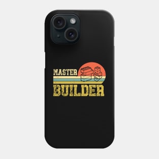 Birthday Master Brick Block Builder Phone Case