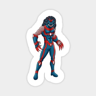 SUPER HERO LEOMAN (FULL BODY) Magnet