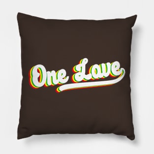 One Love (grunge) Pillow