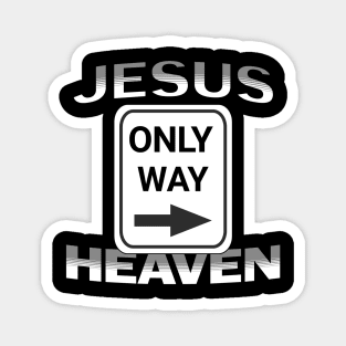 Jesus the Only Way Magnet