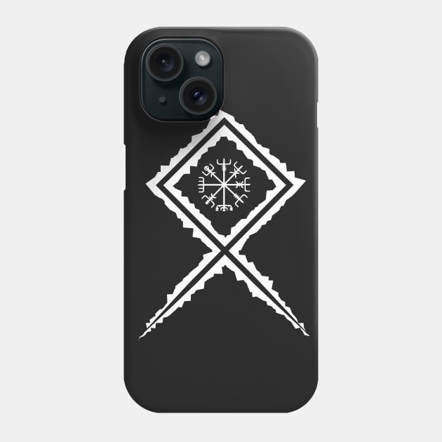 Vikings Norse Mythology Compass Pagan Asatru Magical Rune Phone Case by vikki182@hotmail.co.uk