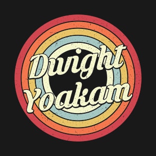 Dwight Proud Name Retro Rainbow Tribute T-Shirt