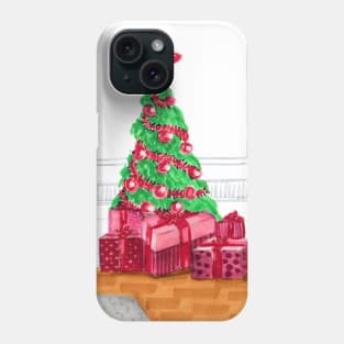 Christmas Fireplace Phone Case