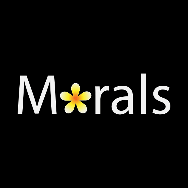 Morals artistic text design by BL4CK&WH1TE 