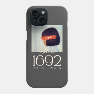 1692 Salem Witch Trials Phone Case