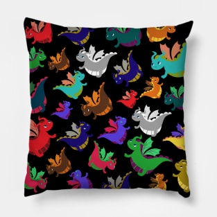 Cute Baby Dragons Pillow