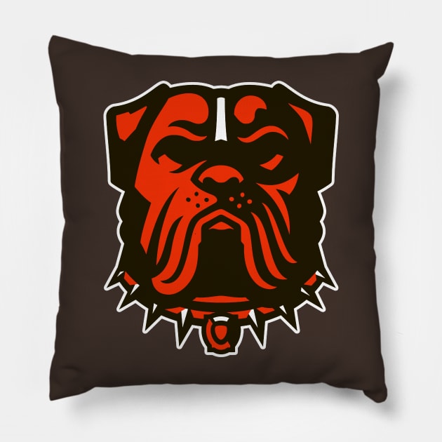 Browns-City Pillow by ijacknesyri