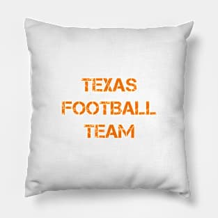 Texas Football Team Pillow