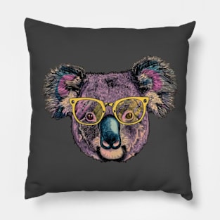 Koala Cool: The Specs 'n' Eucalyptus Tee Pillow