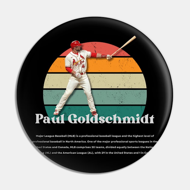 Paul Goldschmidt Vintage Vol 01 Pin by Gojes Art